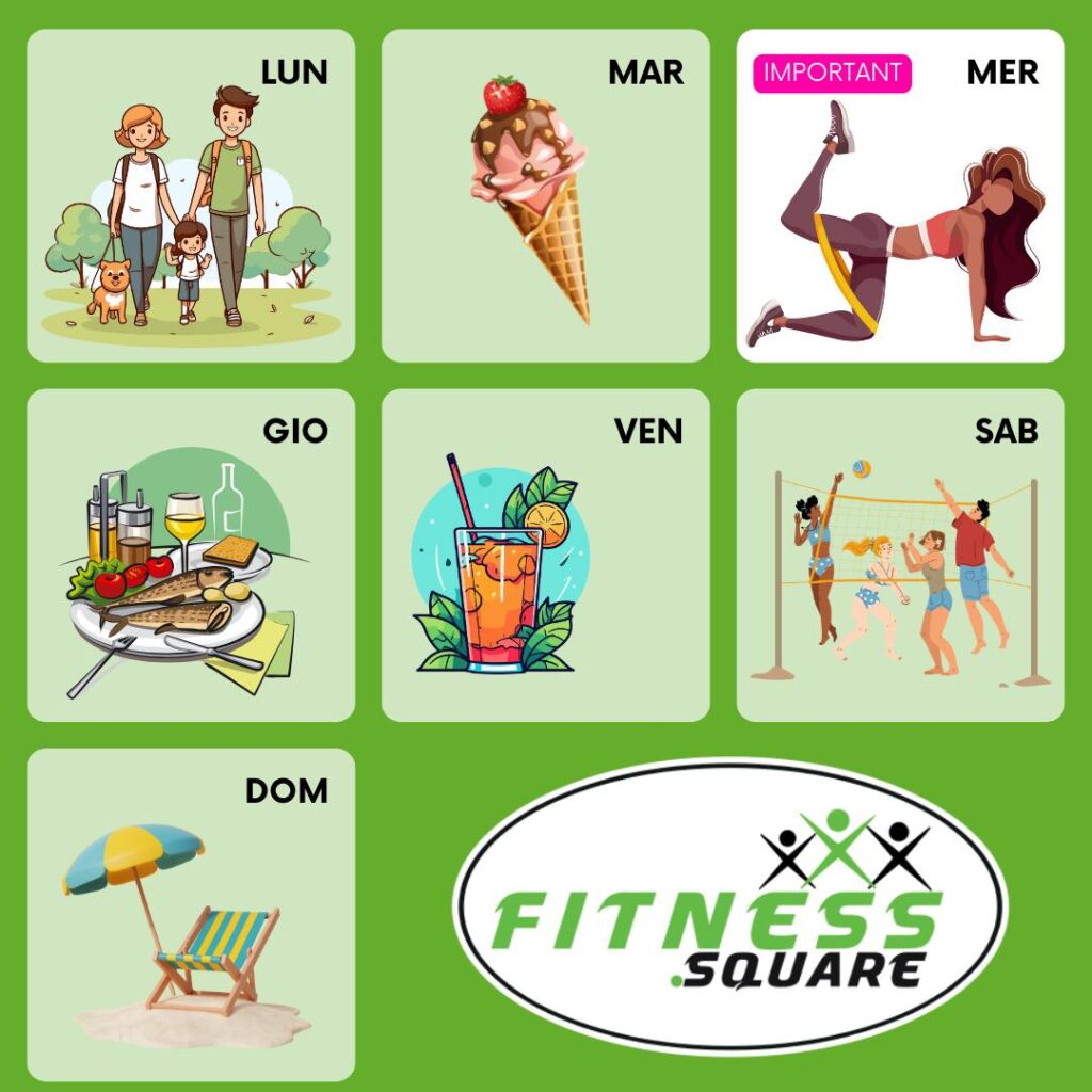 Fitness Square non abbandonare la palestra in estate